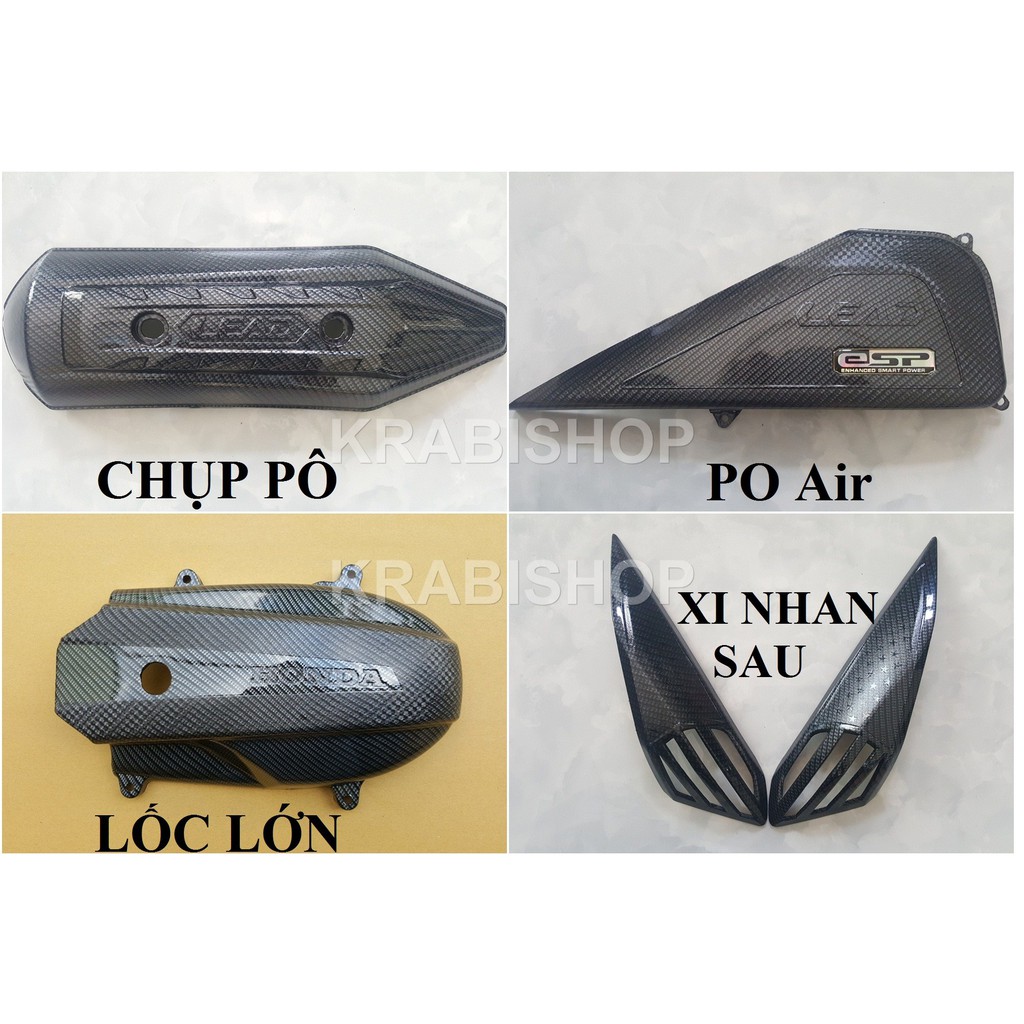 Bộ 8 món Lead 2013-2016 Carbon