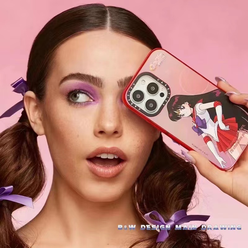 Ốp Điện Thoại Mềm Trong Suốt Chống Sốc In Hình Hoạt Hình Sailor Moon Cho iPhone 13 12 11 Pro MAX IX XS MAX XR 6 6s 7 8 Plus