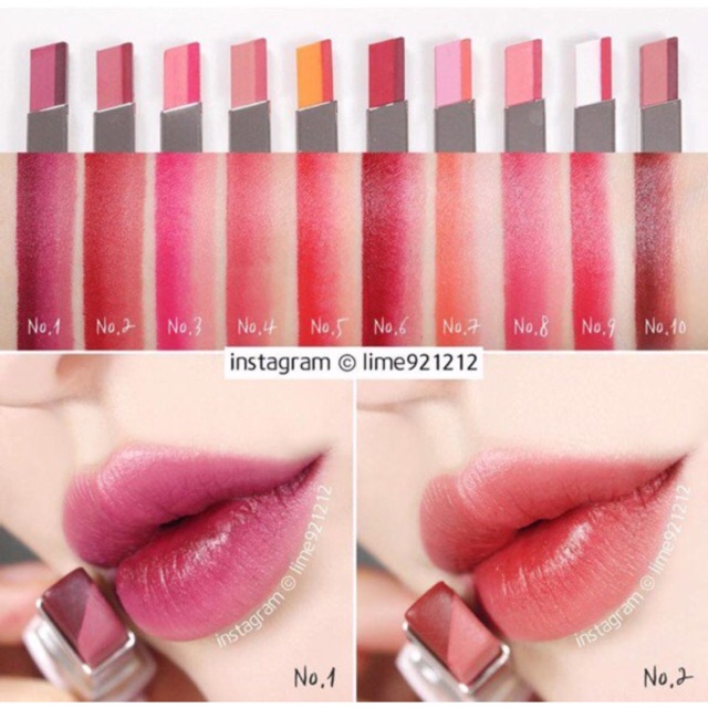 Son môi 2 màu Laneige Two Tone Matte Lip Bar sale 50%