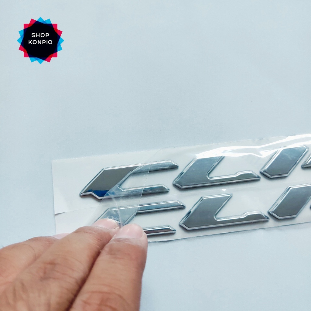 Cặp Tem Chữ Click Thái Dập Nổi Dán Xe Chống Thấm Cực Đẹp