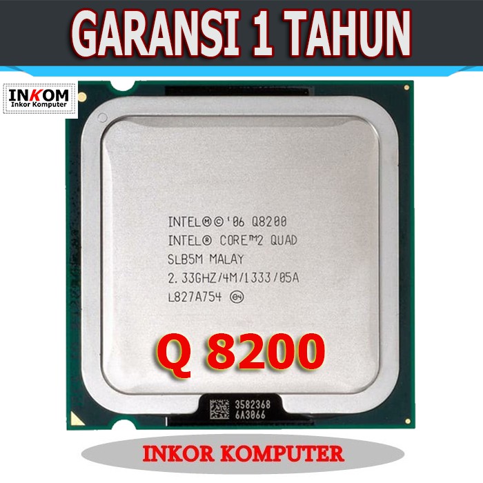 Bộ Xử Lý Intel Core2quad Q8200 2.5ghz