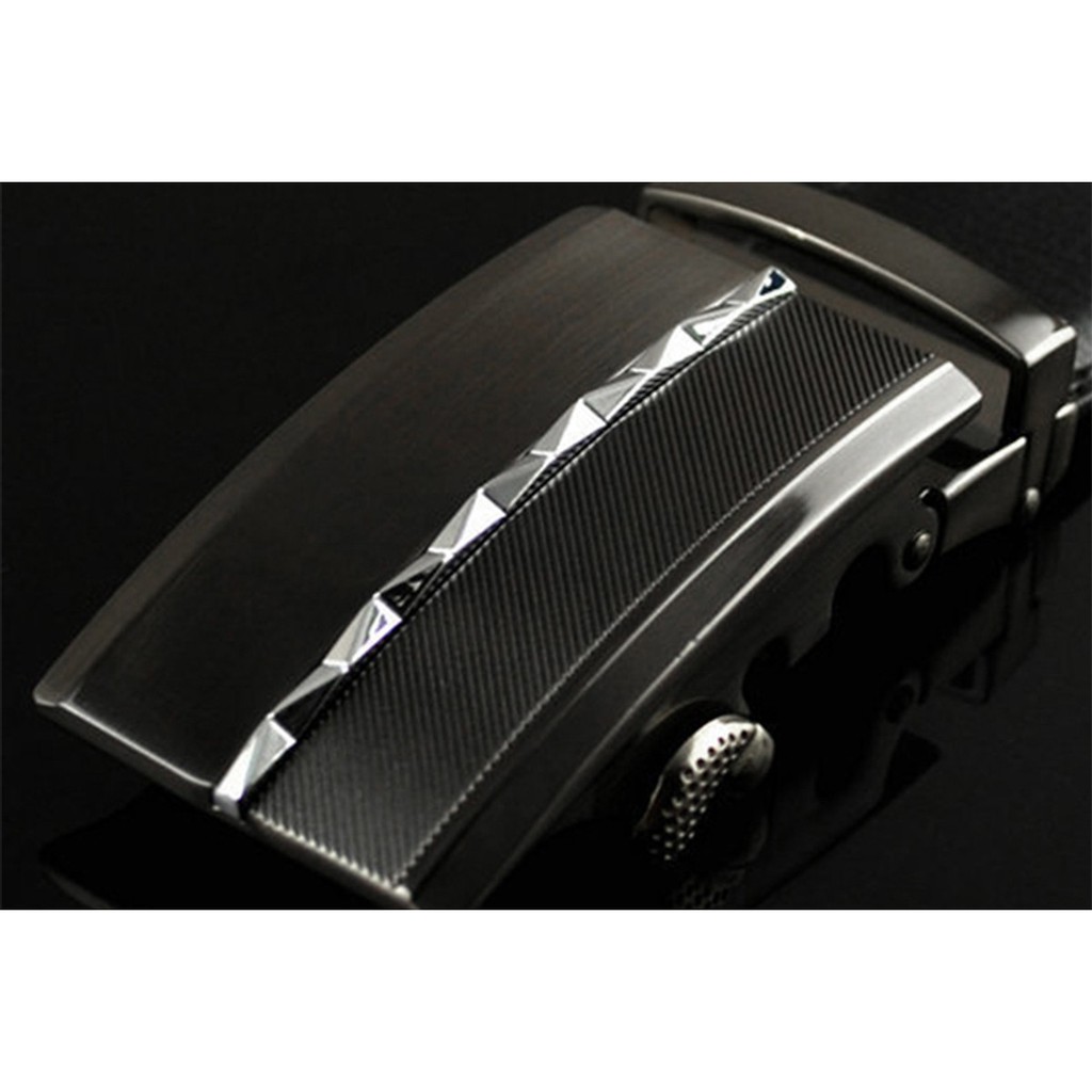 Thắt lưng nam cao cấp - Khóa tự động - tặng vòng tay phong thủy