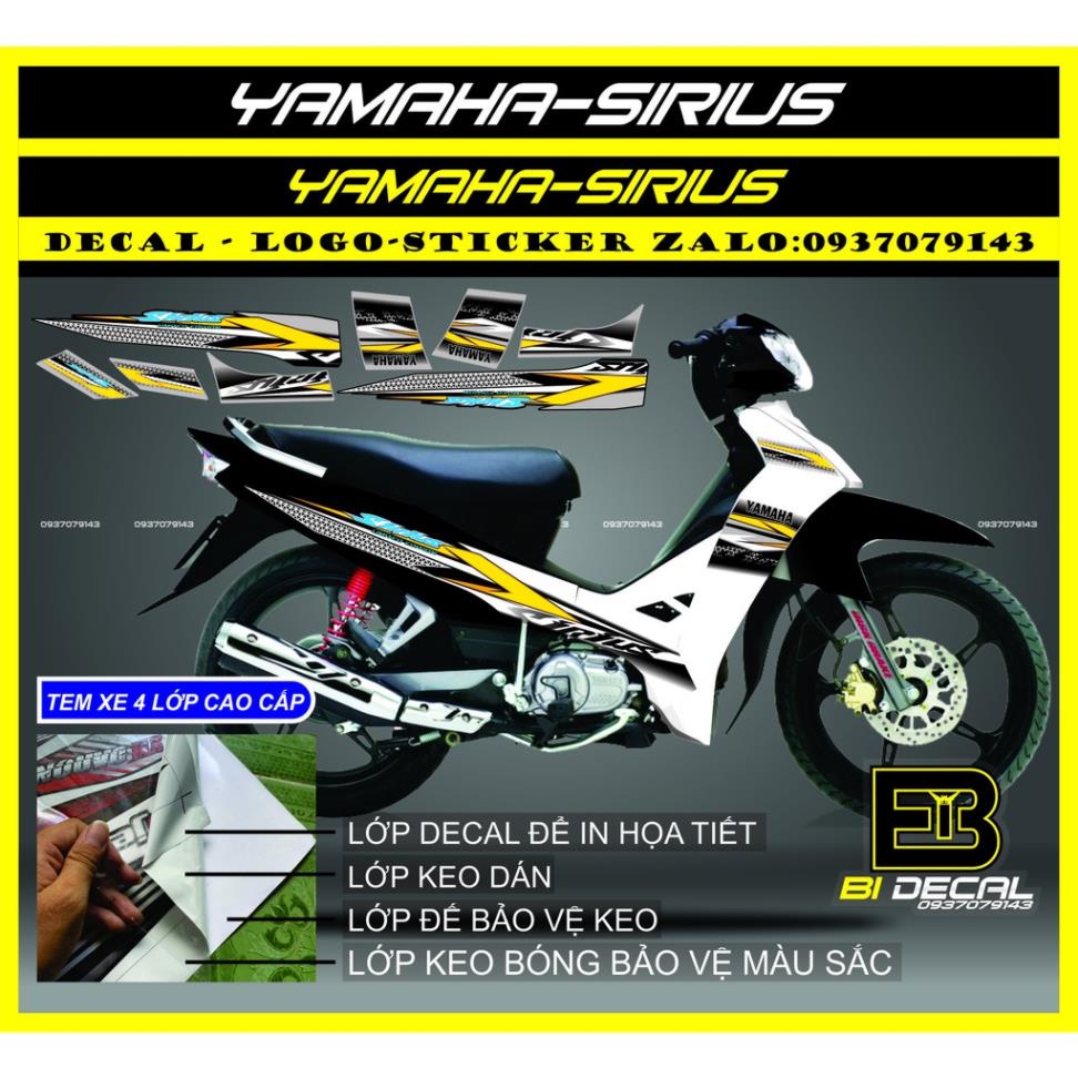 ( Quí khách vui lòng mang ra tiệm cho thợ dán ) Tem Sirius 013