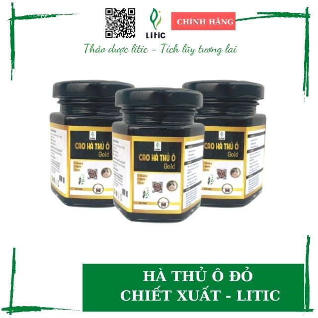 hà thủ ô nguyên chất💖FREESHIP💖hà thủ ô xanh tóc, đẹp da, cao hà thủ ô Litic LTHTO100