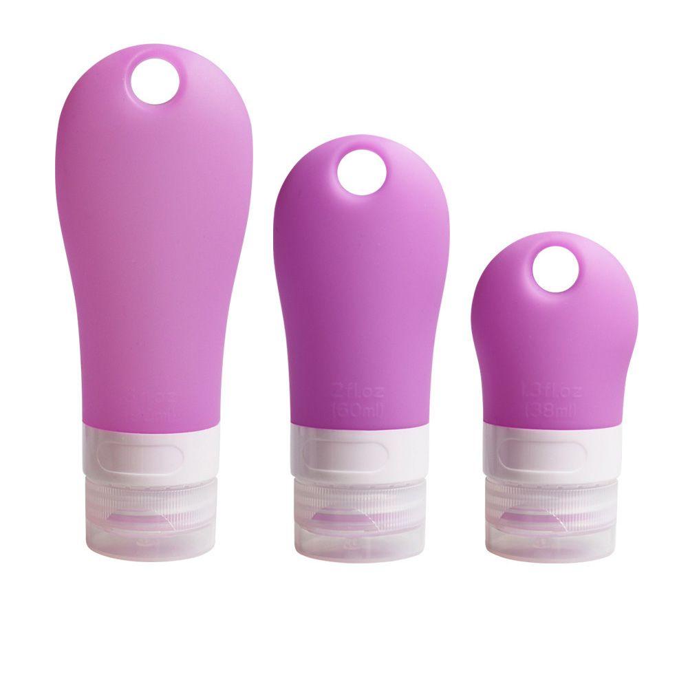 Chai Rỗng Đựng Mẫu Thử Bằng Silicon Chống Rò Rỉ Dễ Thương