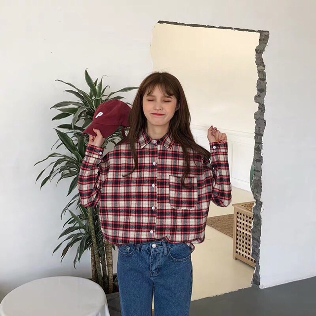 Áo sơ mi caro bigsize
