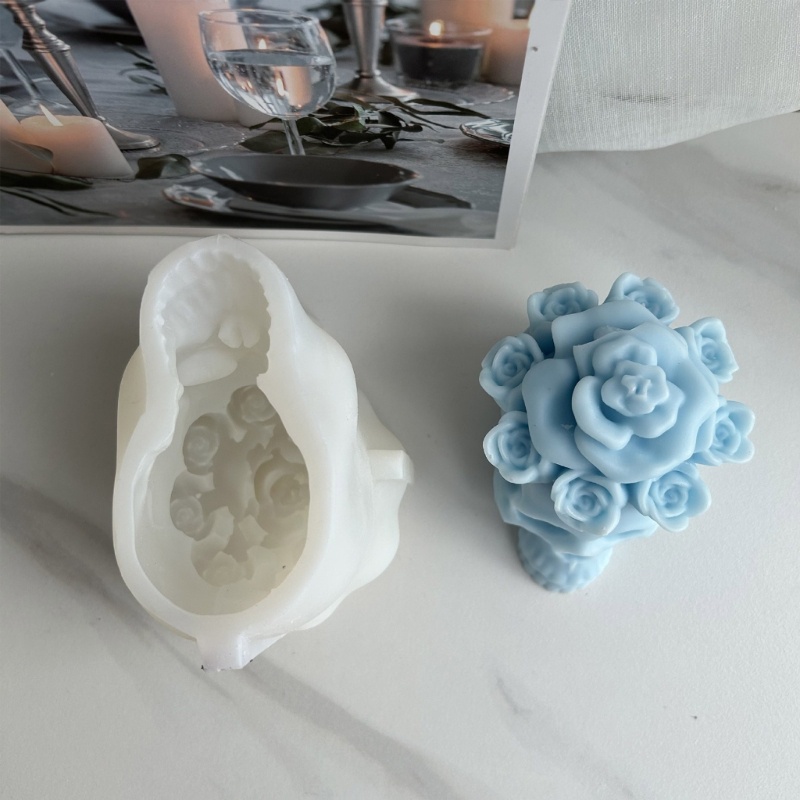Khuôn Làm Nến Hình Đầu Lâu 3D Bằng Silicone
