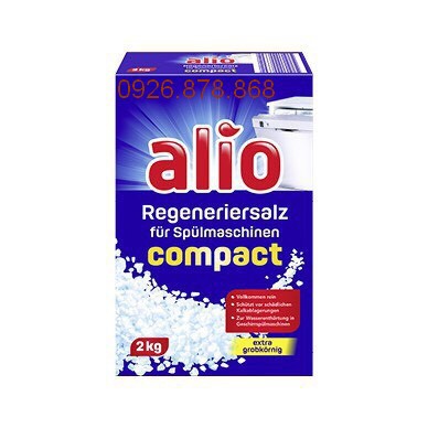 Muối rửa bát Alio 2kg + Bột rửa bát Alio 1,8kg