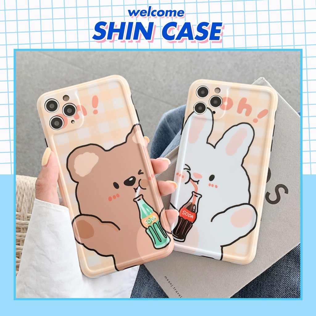 Ốp lưng iphone Soda Couple IMD dày dặn viền nổi 5/5s/6/6plus/6s/6splus/7/7plus/8/8plus/x/xr/xs/11/12/pro/max/plus/promax | BigBuy360 - bigbuy360.vn