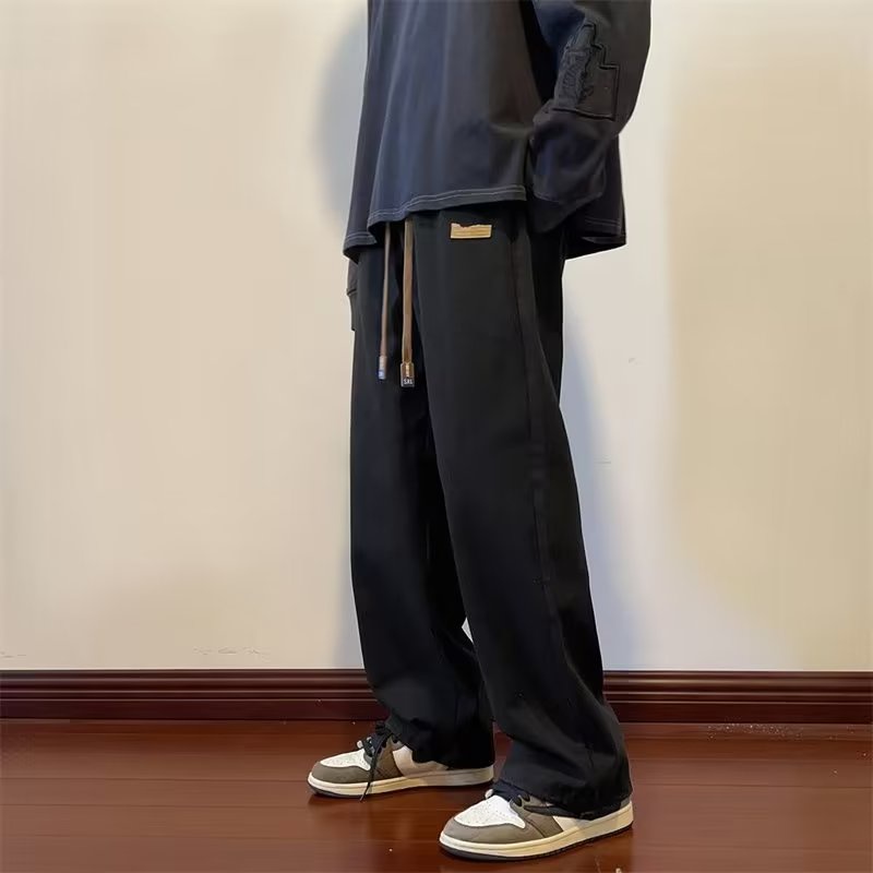 Quần Dài Lưng Thun Ống Rộng Thời Trang Hàn Quốc Cho Nam