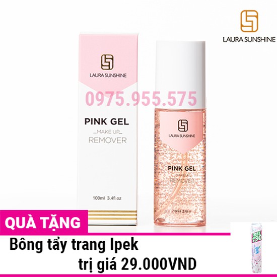 Tẩy trang dưỡng da Laura Sunshine Pink Gel 100ml