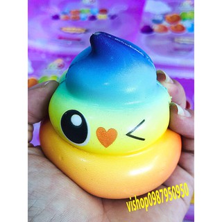 SQUISHY SHIT NGŨ SẮC TRÁI TIM (thaolinh950)