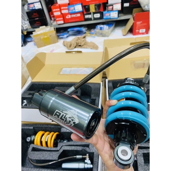 Phuộc redleo đủ màu có bình dầu tăng chỉnh