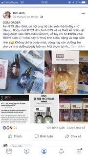 Body mist BT21 100ml