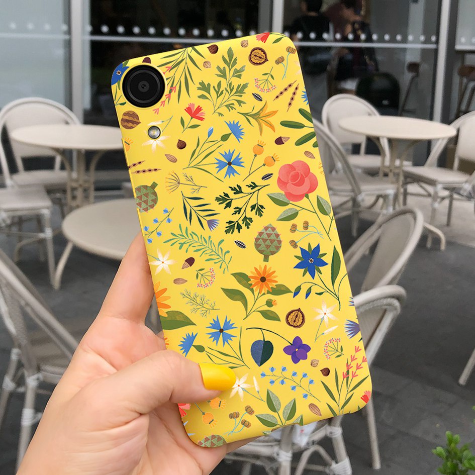 Ốp điện thoại dẻo in họa tiết hoa nhiều mẫu tùy chọn xinh xắn cho SAMSUNG GALAXY A01 A03 CORE A03 A01