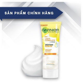Sữa rửa mặt tạo bọt sáng da Garnier Whip Foam 100ml