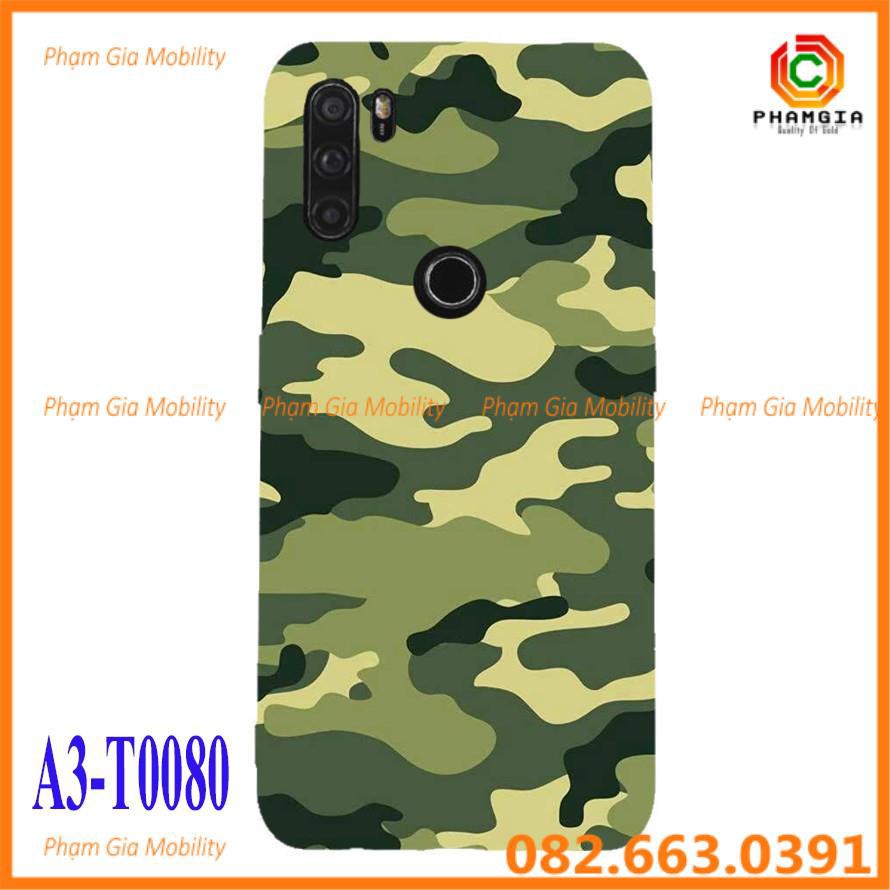 Ốp lưng ép kính Vsmart Active 3 in hình Camo, anime chất