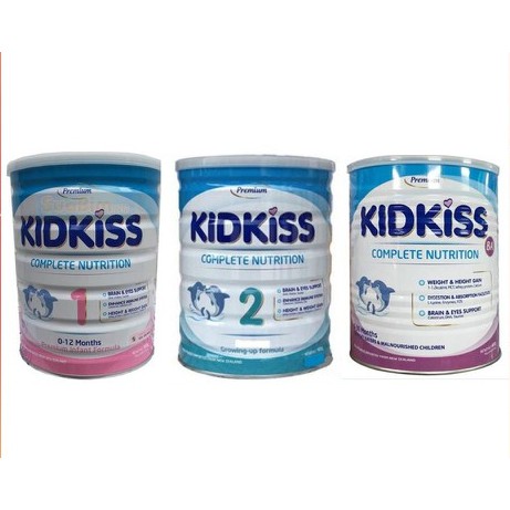 Sữa KIDKISS hộp 900g số 1, 2, BA