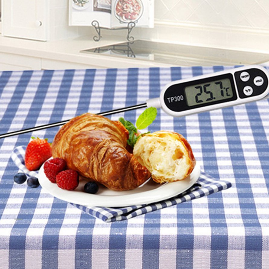 Máy đo nhiệt độ đầu dò thực phẩm nấu ăn kỹ thuật số Máy đo nhiệt độ thịt nhà bếp