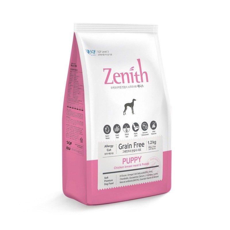 THỨC ĂN HẠT MỀM ZENITH CHO CHÓ DƯỚI 1 TUỔI 1.2KG