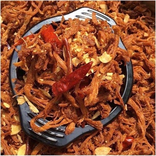 Khô heo cháy tỏi 100gr Rộp Rộp, món quà bất ngờ