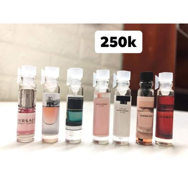 Vial 1ml nước hoa - Combo 7 lọ