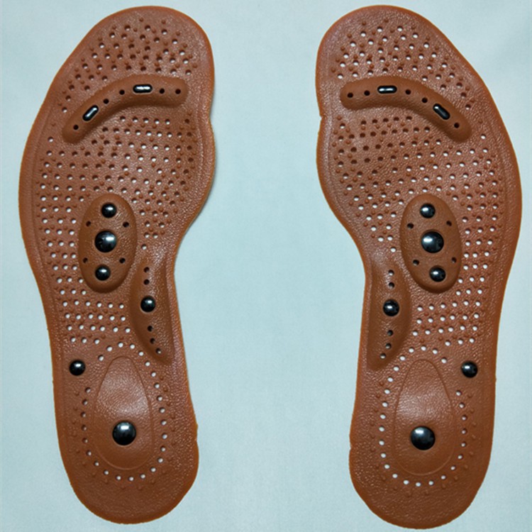 Miếng lót giày cao su có gân massage huyệt bàn chân tăng cường sức khỏe