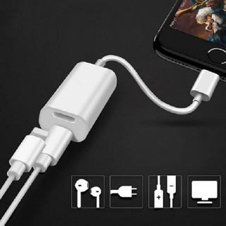Cáp chia cổng Lightning 1 ra 2 cho Iphone 7, 7 Plus, 8, 8 Plus, X