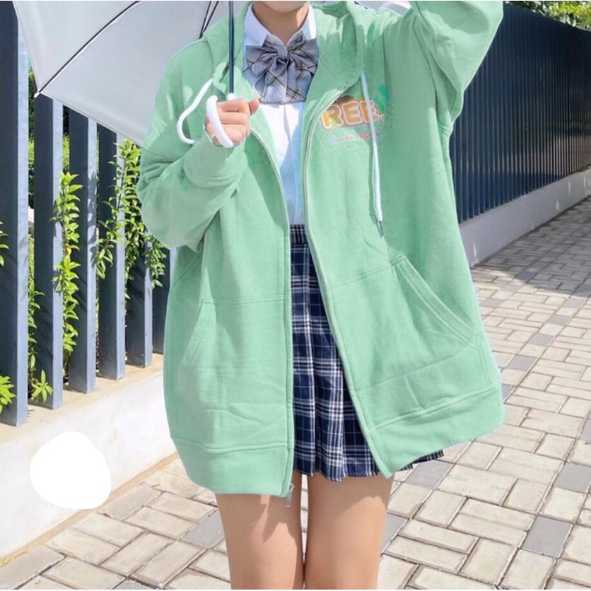 Áo Khoác Nỉ In Chữ Ree Ba Màu Hot Chất Nỉ Ngoại Dày Dặn -  AC