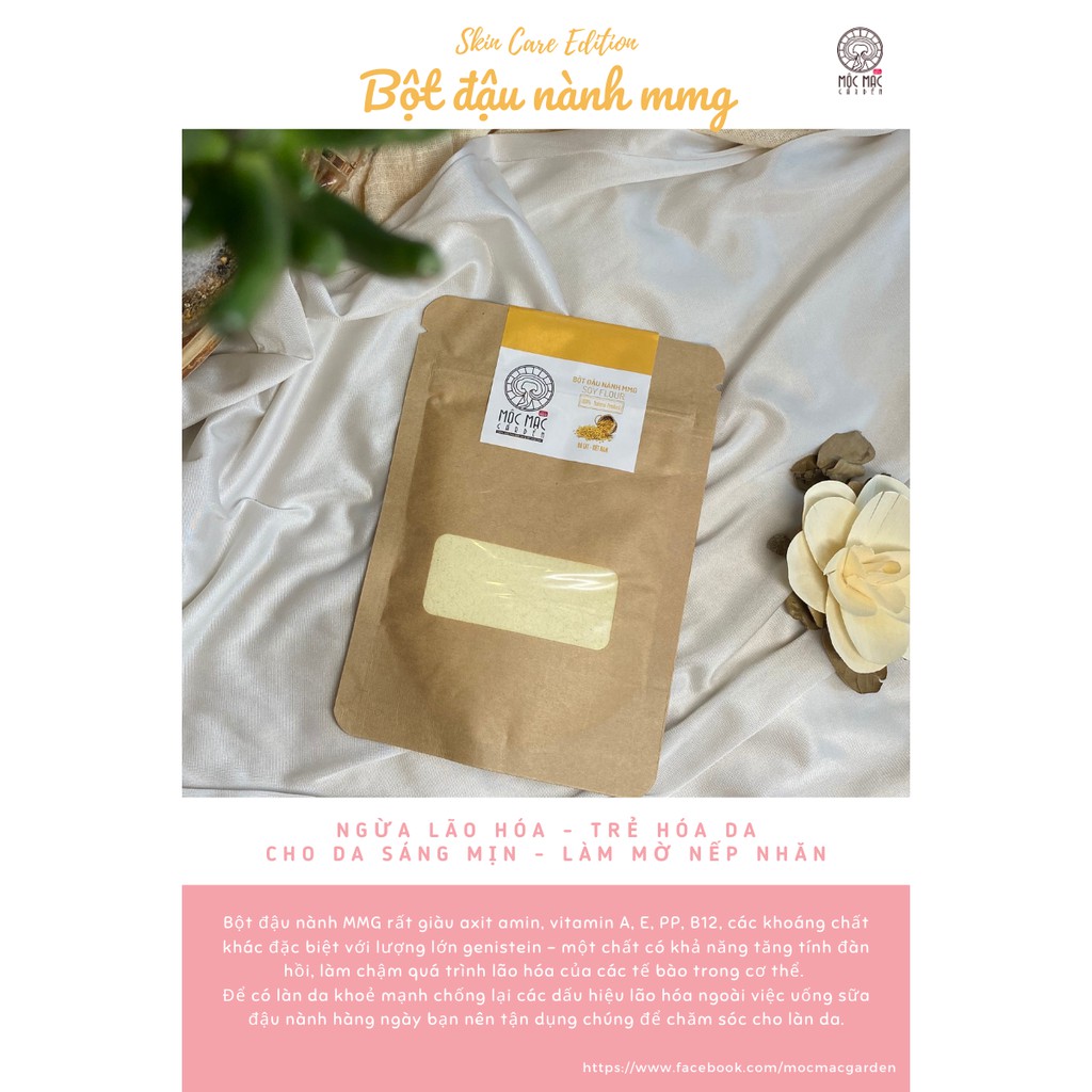 (100gr) Bột Đậu Nành Collagen MMG Handmade dạng túi giấy