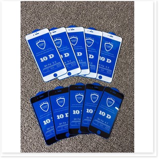 Cường Lực Iphone Full màn 10D - Cường lực ip (tặng khách giấy lau Khô - Ướt)