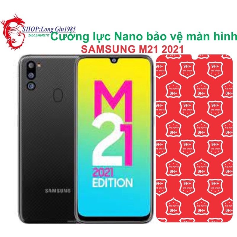 Samsung M21 2021 Cường lực Nano chống va đập chống trầy xước