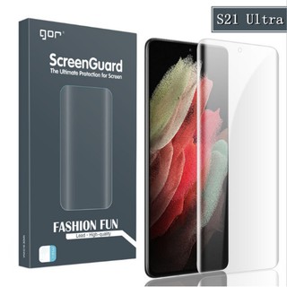 Bộ 3 miếng dán dẻo Gor cho Samsung S21 Ultra, 5G Full màn hình tặng phụ kiện dán