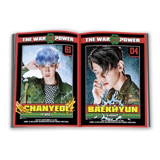 Combo EXO Photobook THE WAR (16 món) (ver tháng 11)