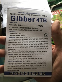 GA3 kích thích tăng trưởng cây trồng