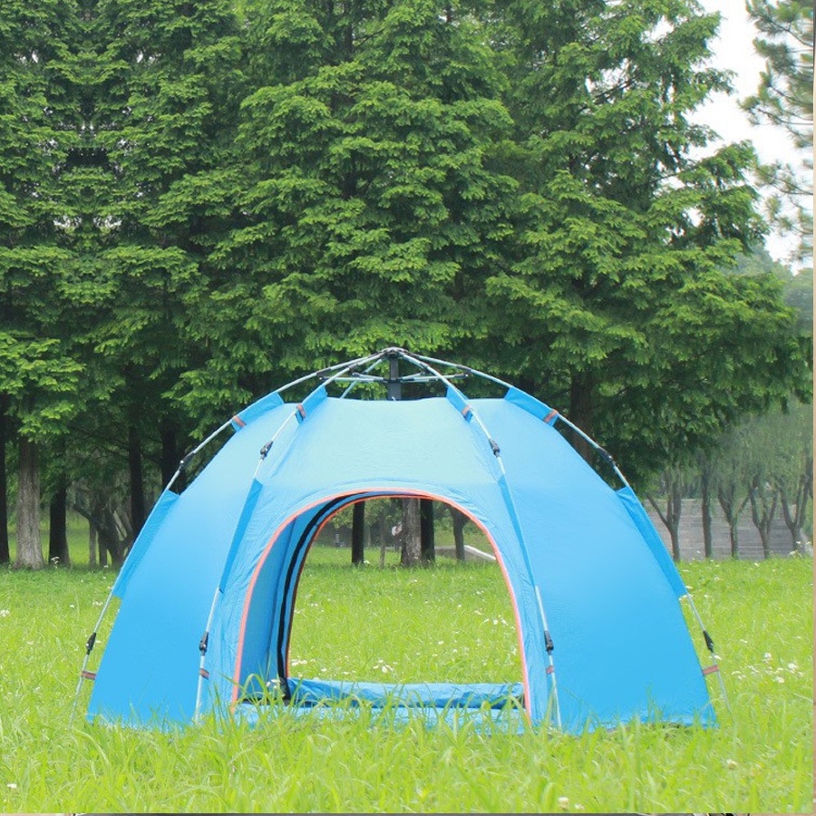 Lều cắm trại du lịch dã ngoại câu cá tự bung dành cho 4-5 người chống thấm nước chống côn trùng thông gió
