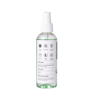 [CHÍNH HÃNG] XỊT RỬA TAY KHÔ BẠC HÀ MILAGANICS 100ML