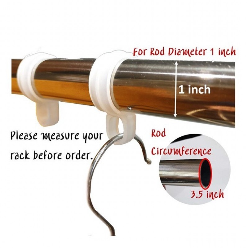 Set 10 Móc Treo Quần Áo Bằng Nhựa Trong Suốt Chống Trượt