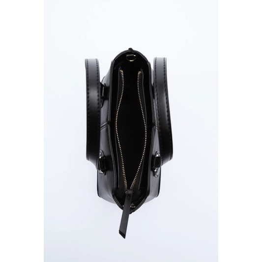 ZARA Đức - Túi xách auth new tag cao cấp chính hãng có sẵn sale đen da dây đeo vai công sở authentic