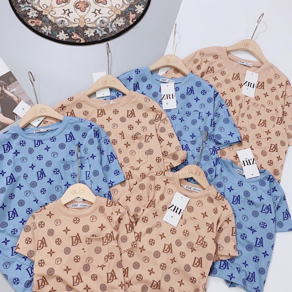 ÁO GIA ĐÌNH , ÁO ĐÔI MẸ VÀ BÉ CHẤT COTTON VNXK SIÊU XINH -3Q9521