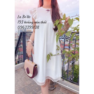[Đồ đôi mẹ và bé] - Váy trắng dáng xuông