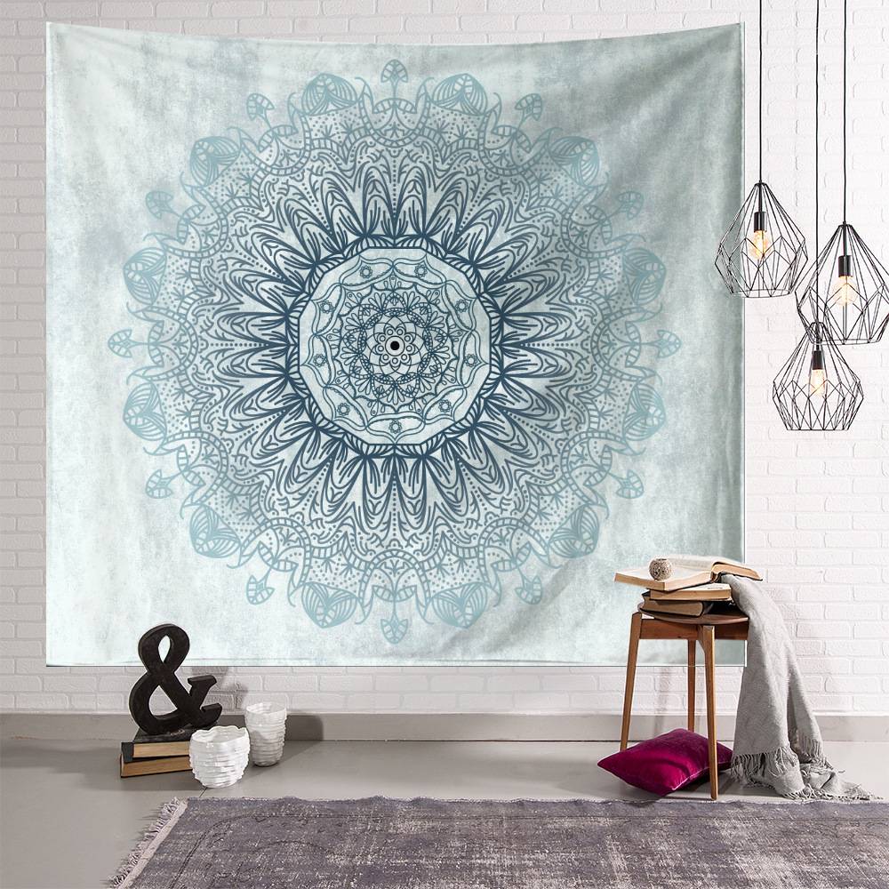 Mandala tấm thảm trang trí tường Ấn Độ treo tường trang trí phong cách dân tộc nhà bohemian treo vải tường chăn trường ký túc xá đầu giường lưới vải đỏ tường vải tùy chỉnh trang trí phòng treo tường trang trí trang trí nhà vải