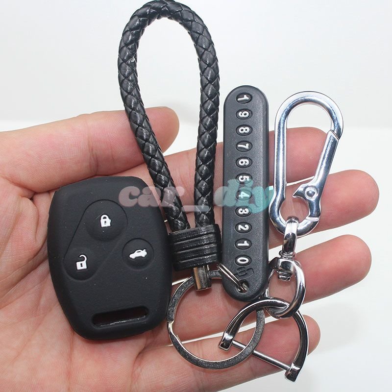 Vỏ Silicone Bọc Chìa Khóa Xe Hơi HONDA Accord CRV Pilot Civic 2003 2007 2008 2009 2010 2011 2012 2013