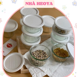 HŨ TRỮ ĂN DẶM THUỶ TINH WECK NẮP TRẮNG ĐỨC