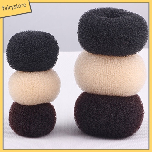 Dụng Cụ Búi Tóc Hình Bánh Donut Cho Nữ