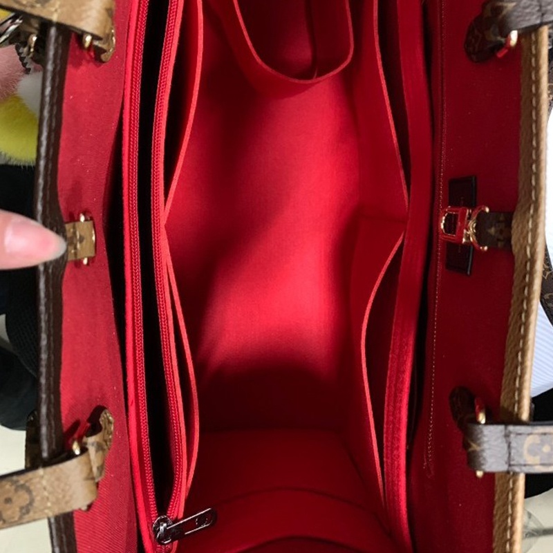 Túi chèn túi xách EVERTONER đựng mỹ phẩm bằng vải nỉ tiện lợi dành cho mẹ bỉm sữa