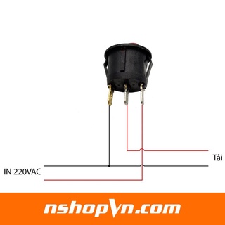 [HCM] Công Tắc Tròn Có Đèn KCD1-105 [ĐIỆN TỬ]