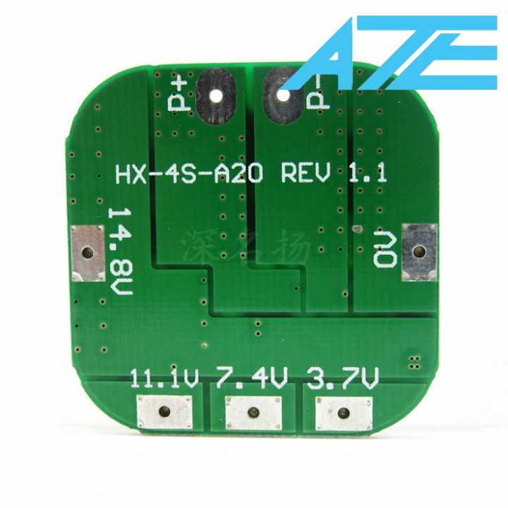Mạch bảo vệ pin 4S 18650- 16.8V - 8A - 1A7