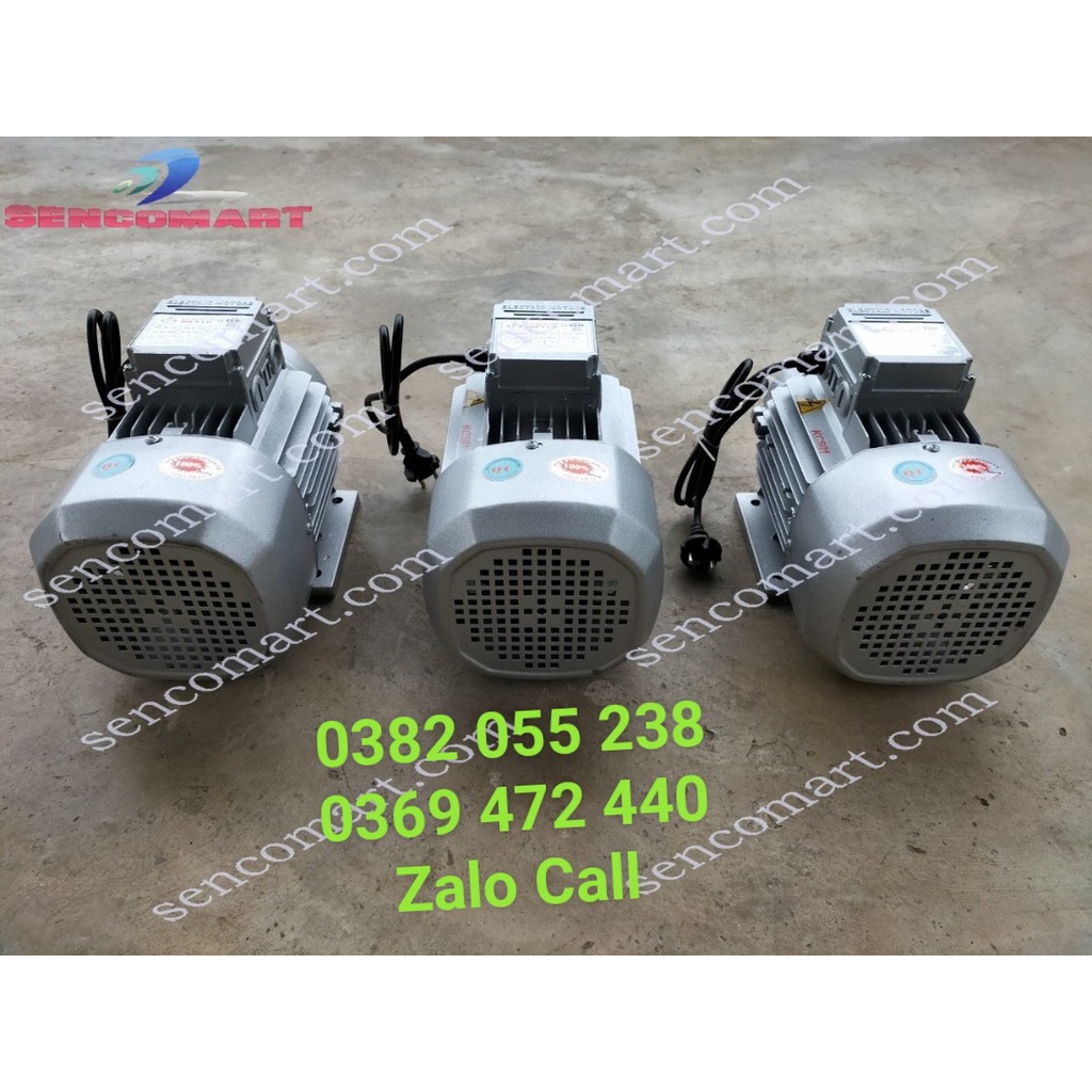 Mô tơ, động cơ, điện cơ Toàn Phát 1,5kw - 2 ngựa, tốc nhanh 2900v/p, điện 1 pha 220v, dây đồng 100%