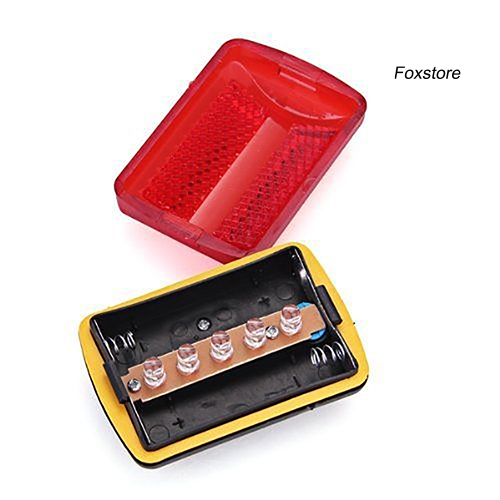 FS 1 Đèn Led 5 Bóng 7 Chế Độ Chiếu Sáng Cho Xe Đạp